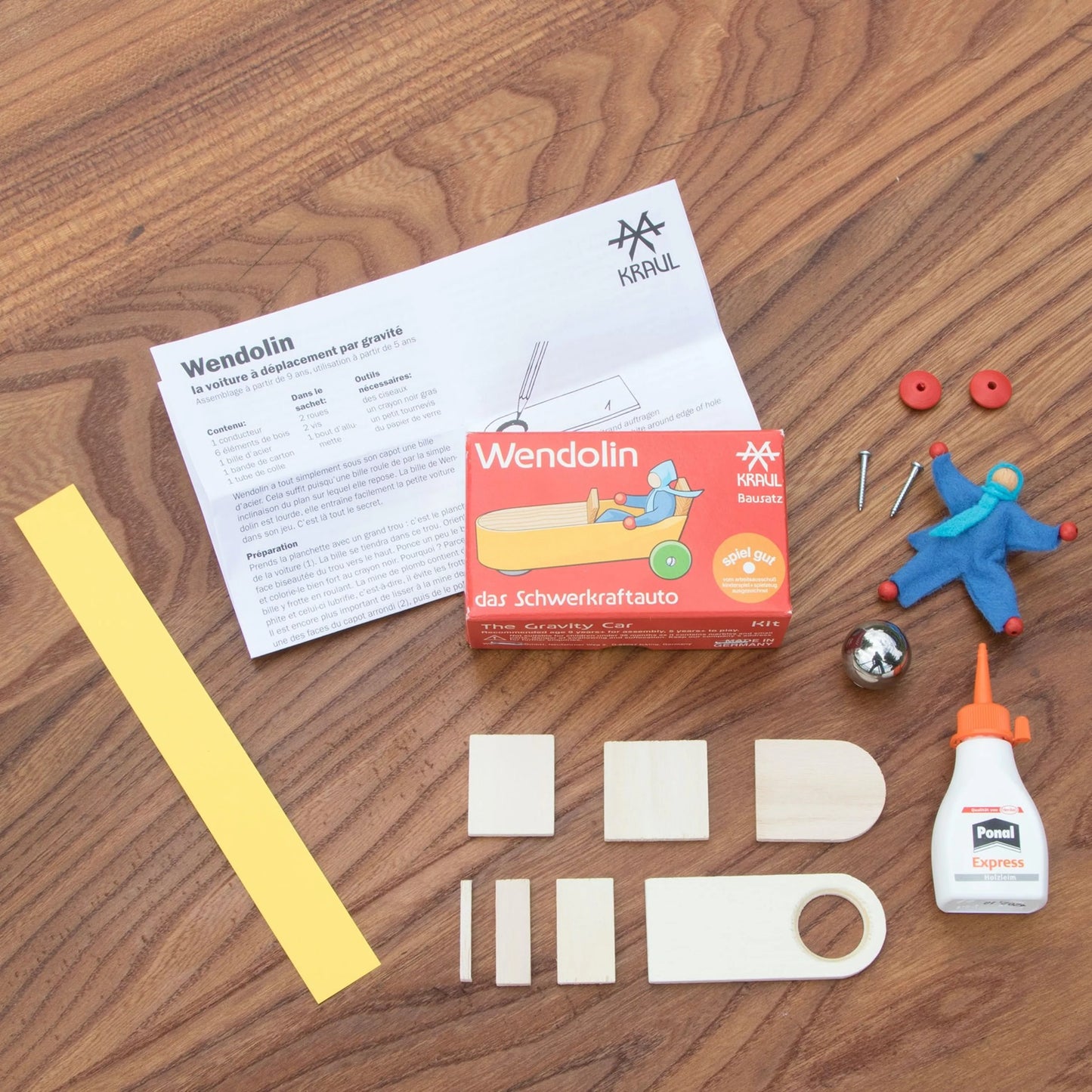 Kraul - Wendolin - Gravity Car DIY Kit