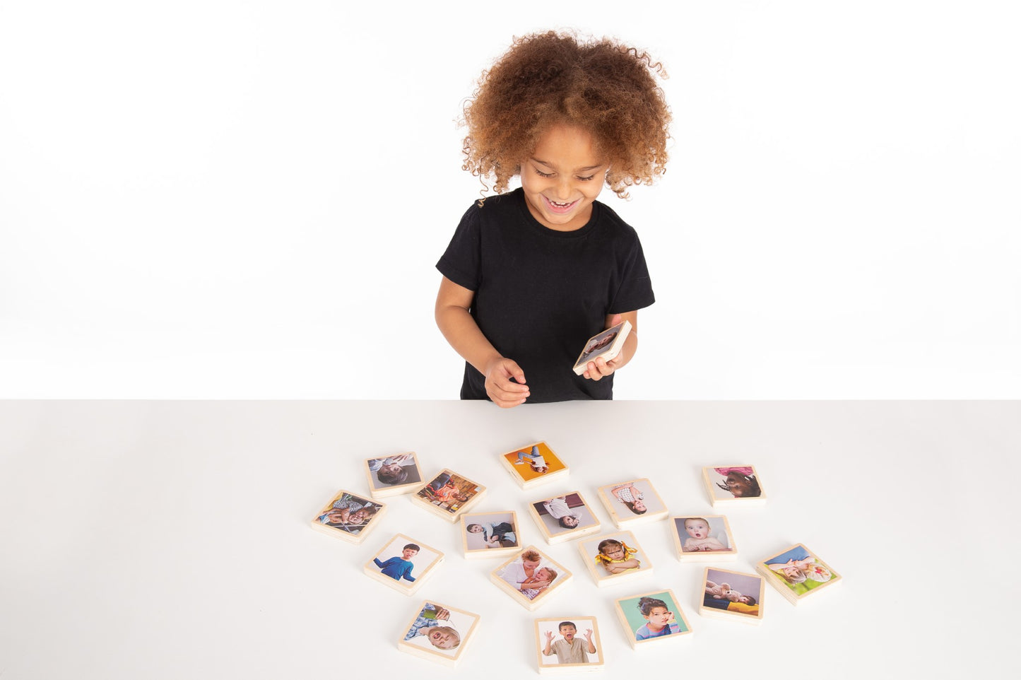 Tickit - My Emotions Houten Tegels Set van 18