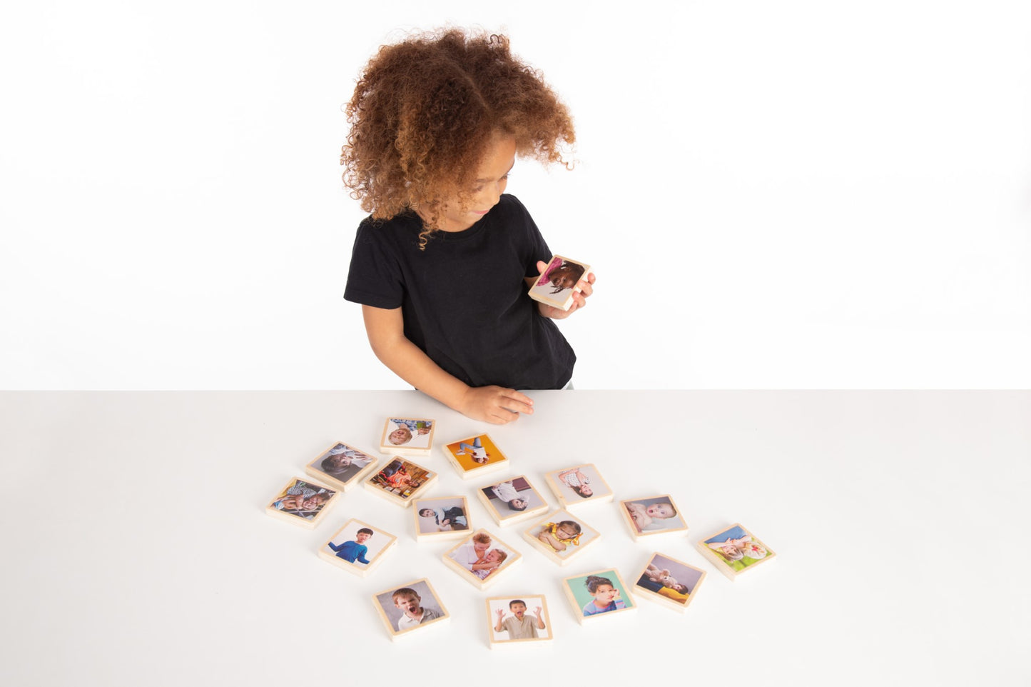 Tickit - My Emotions Houten Tegels Set van 18