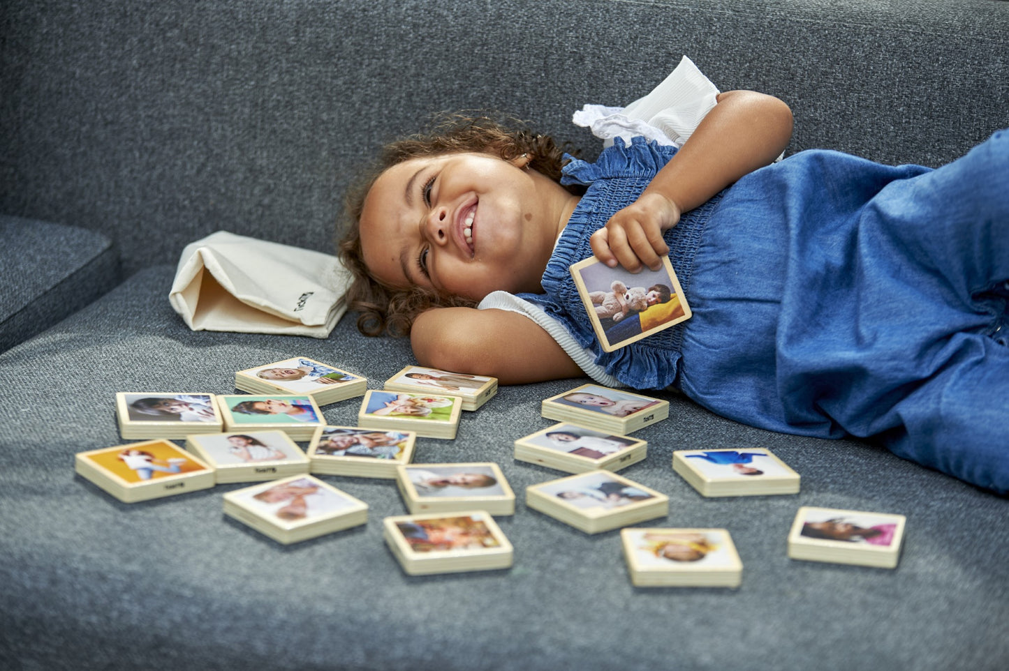 Tickit - My Emotions Houten Tegels Set van 18