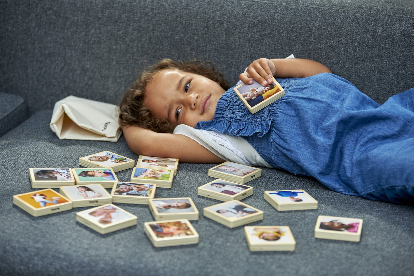 Tickit - My Emotions Houten Tegels Set van 18