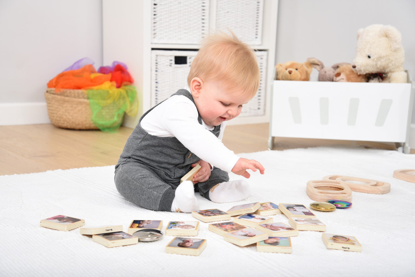 Tickit - My Emotions Houten Tegels Set van 18