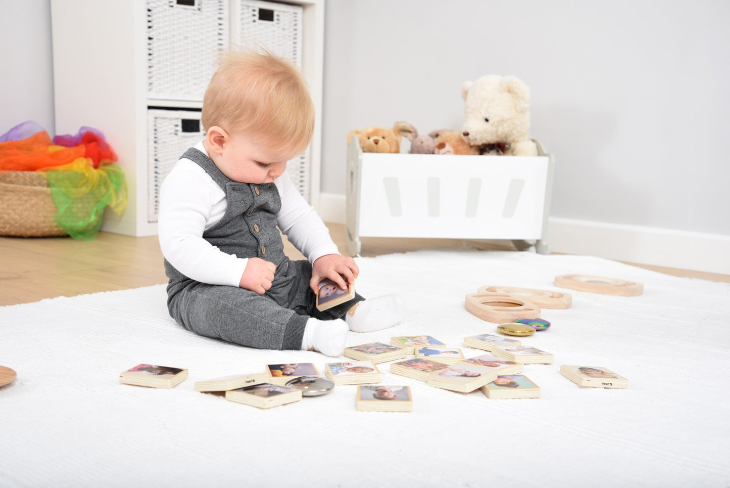 Tickit - My Emotions Houten Tegels Set van 18