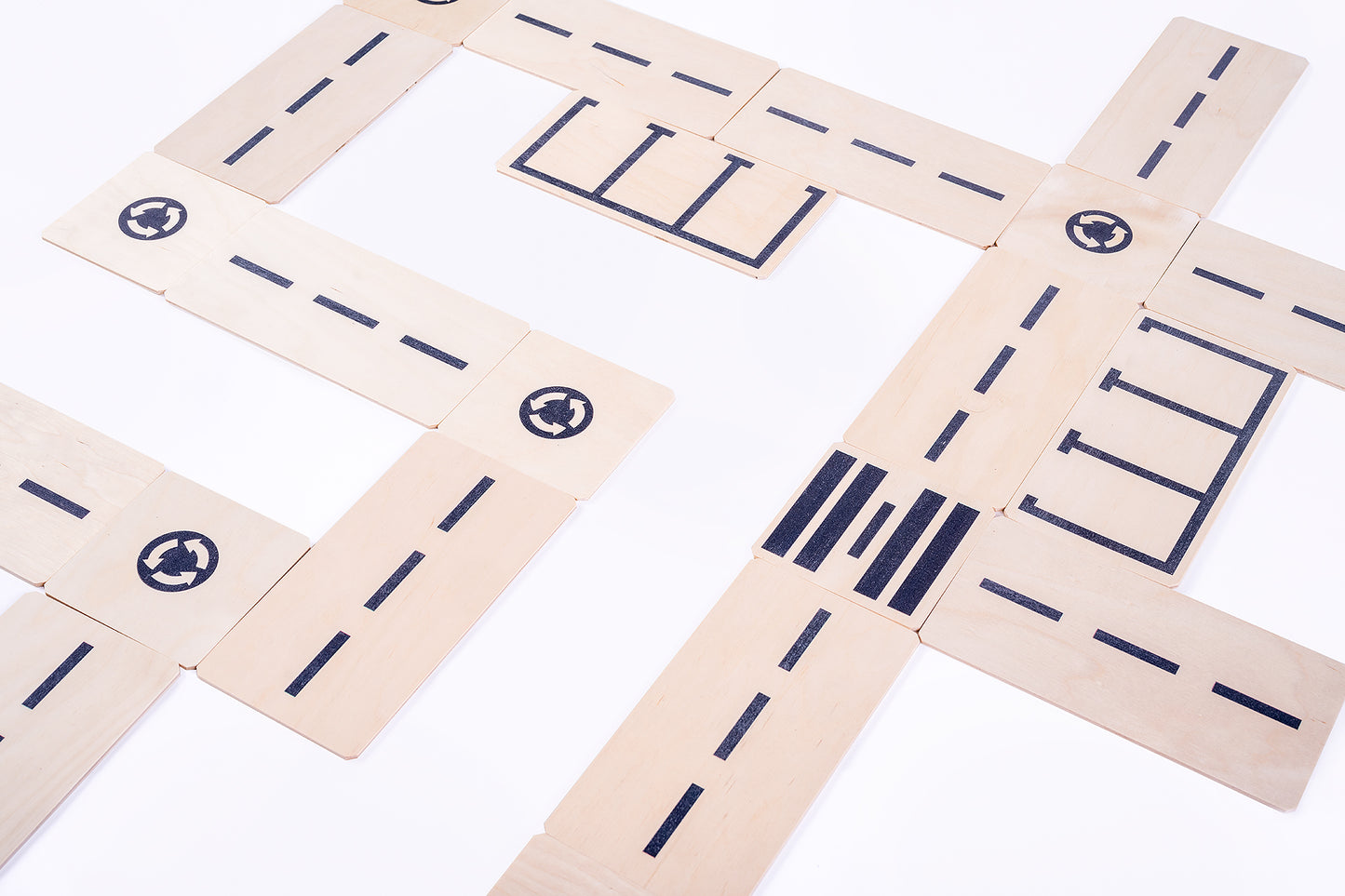 Just Blocks - Just Roads 24 stuks