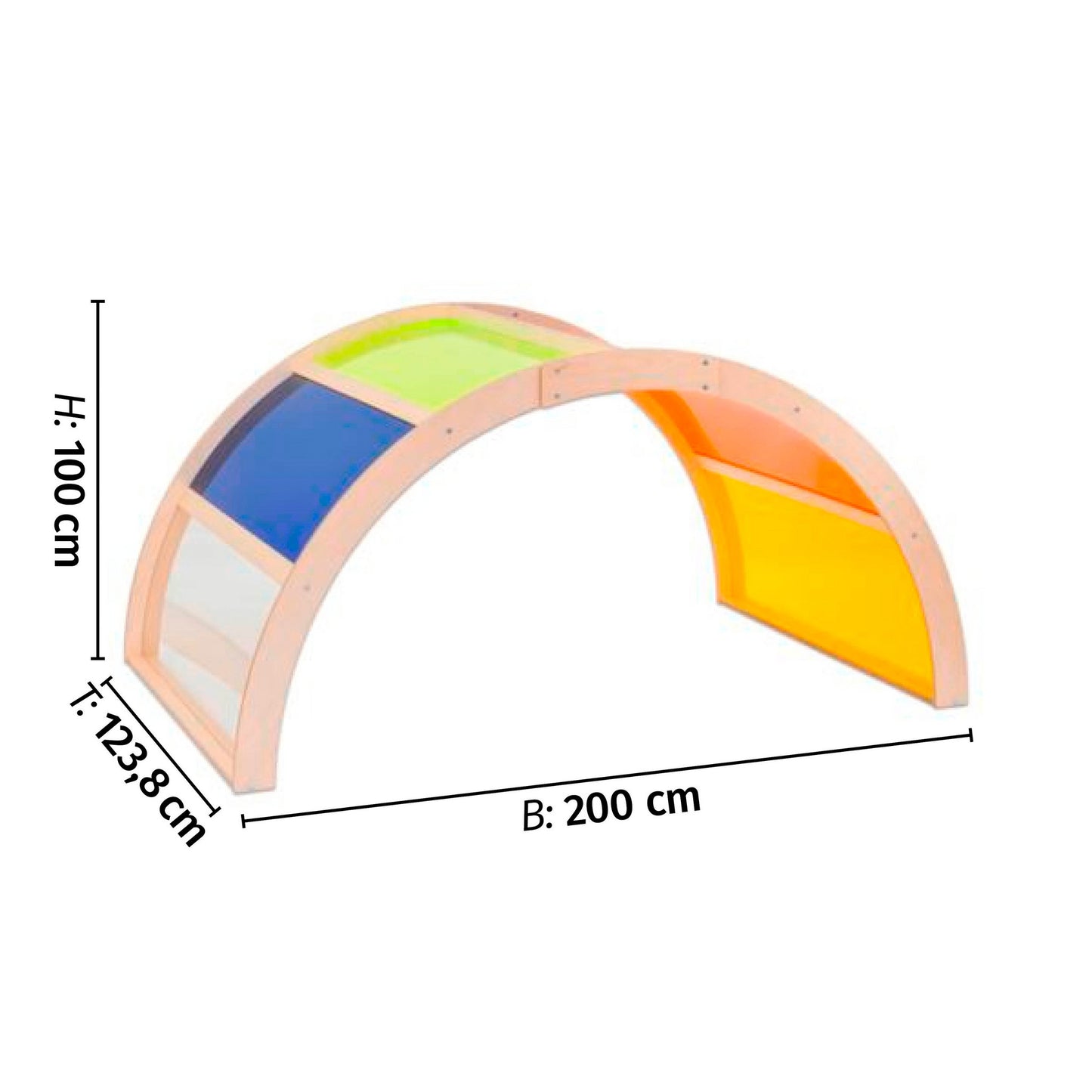 EduCasa Sensorische plexiglas regenboogboog