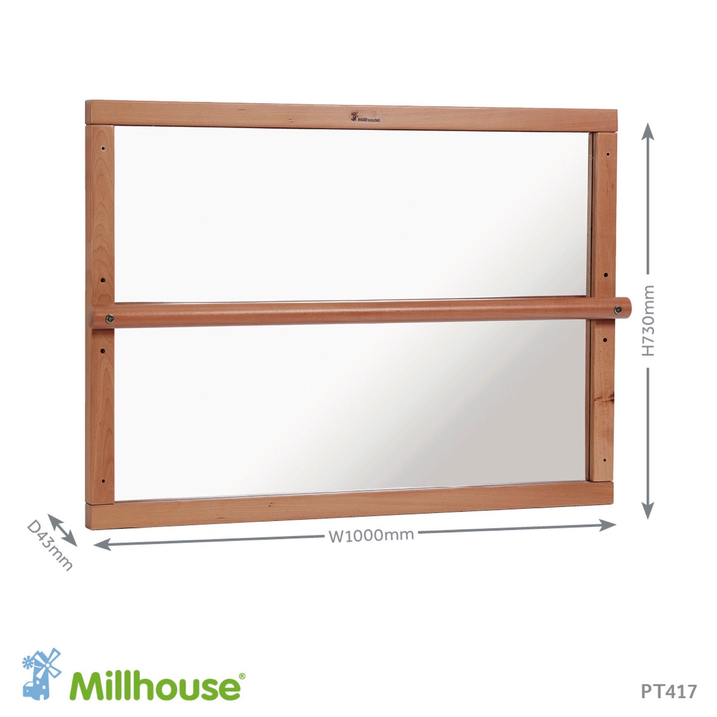 Millhouse - Sensorische optrek- en speelspiegel Montessori