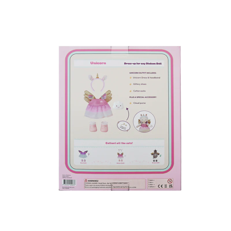 Olli Ella - Unicorn Outfit Set voor Dinkum Dolls