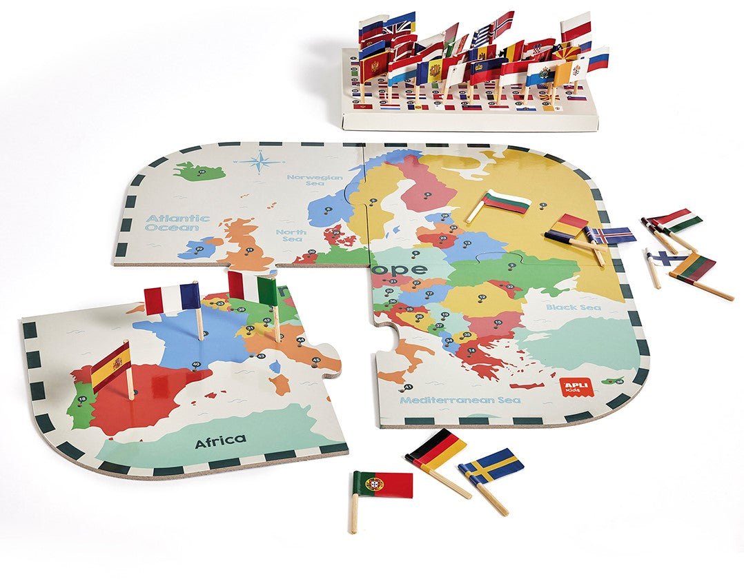 Apli Kids - Apli Kids - Puzzle Europa Vlaggen - Playlaan