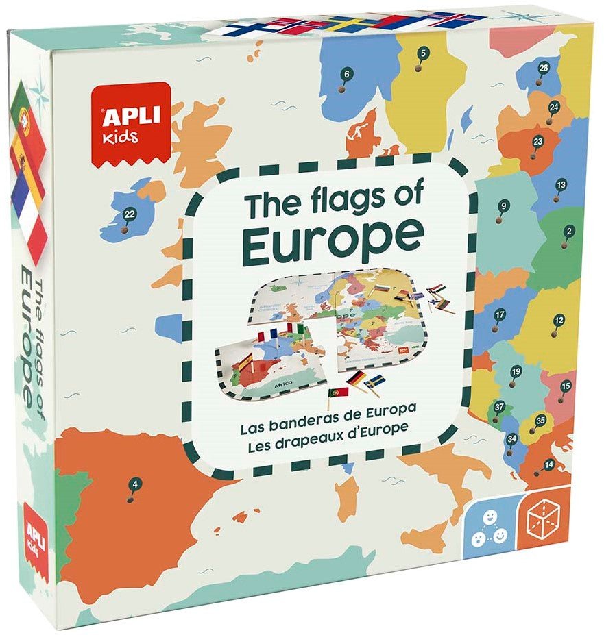 Apli Kids - Apli Kids - Puzzle Europa Vlaggen - Playlaan