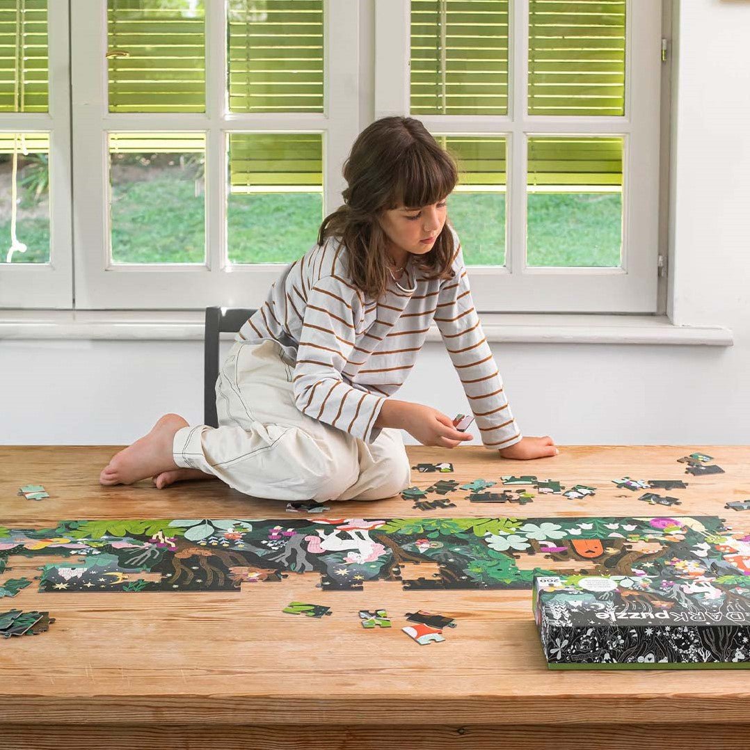 Apli Kids - Apli Kids - Puzzle Glow In The Dark Magisch Bos 200 stuks - Playlaan