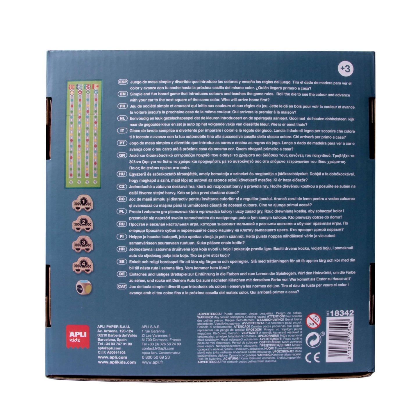 Apli Kids - Race spel met houten autootjes - Playlaan