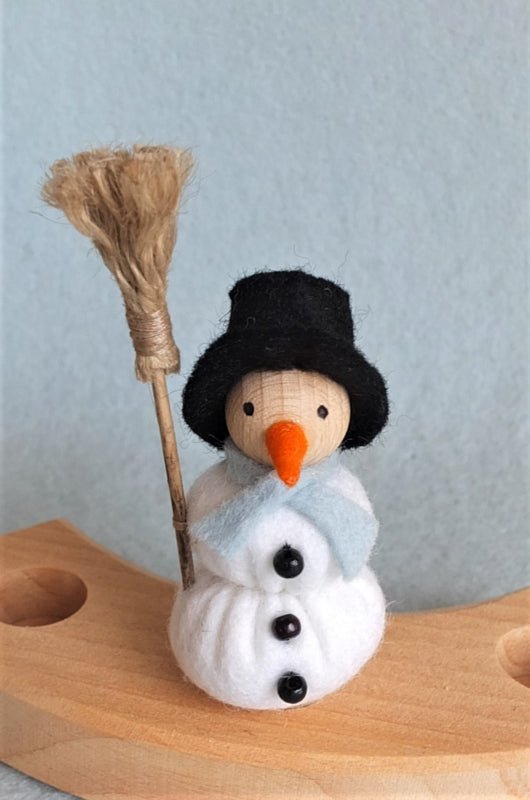 Atelier Pippilotta - Steker Sneeuwpop steker - DIY Knutselpakket - Playlaan