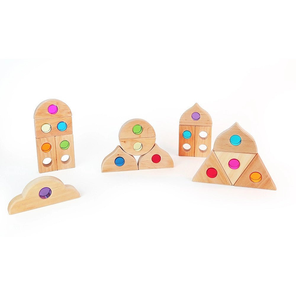 Bauspiel - Lucent Cylinders 16 stuks - Playlaan