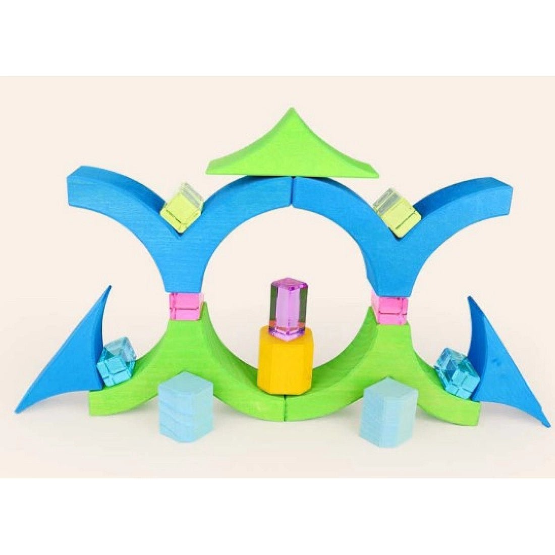 Bauspiel - Luminus Blocks Pastel 12 stuks - Playlaan