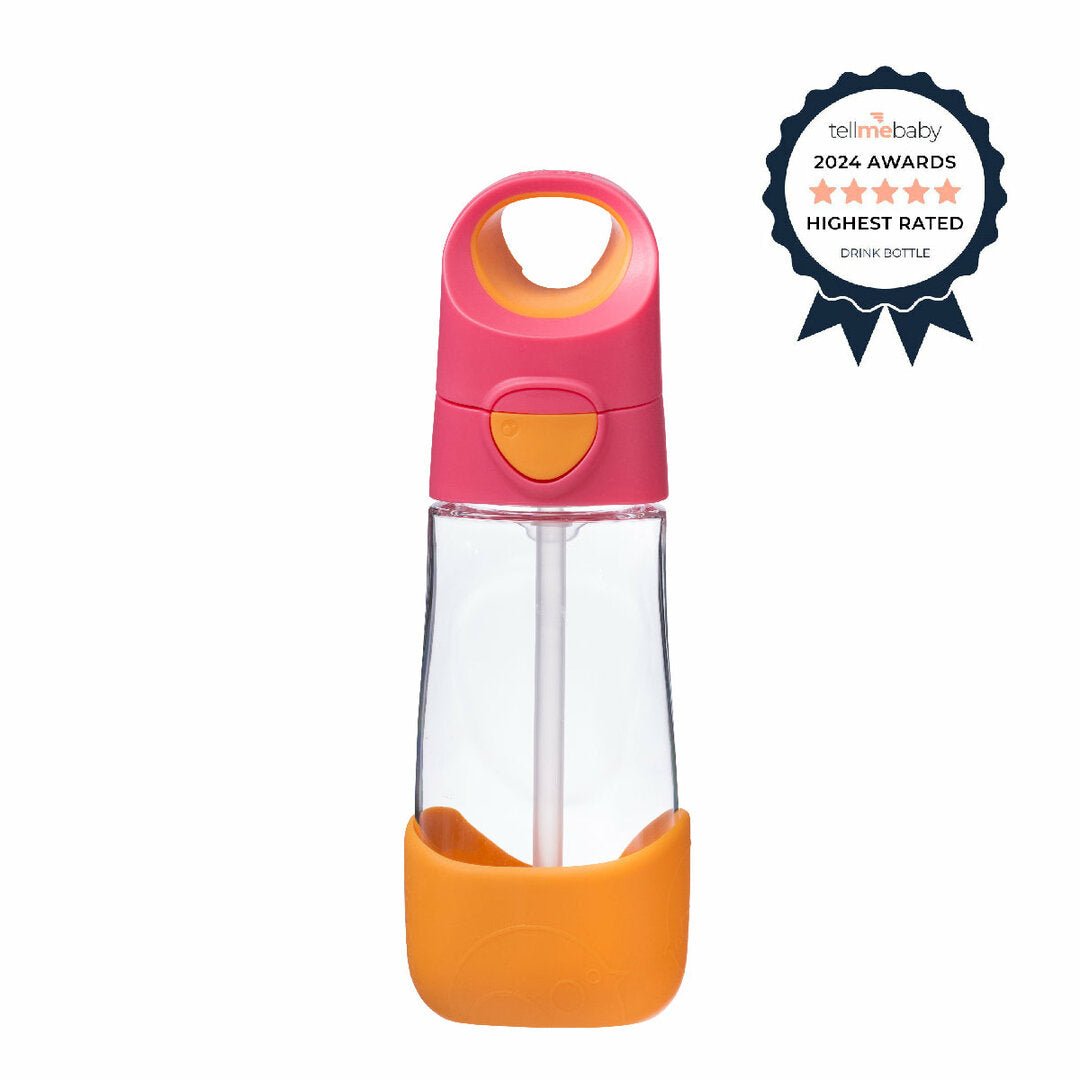 B.box - B.box - Tritan drinkfles 450ml - Strawberry Shake - Playlaan