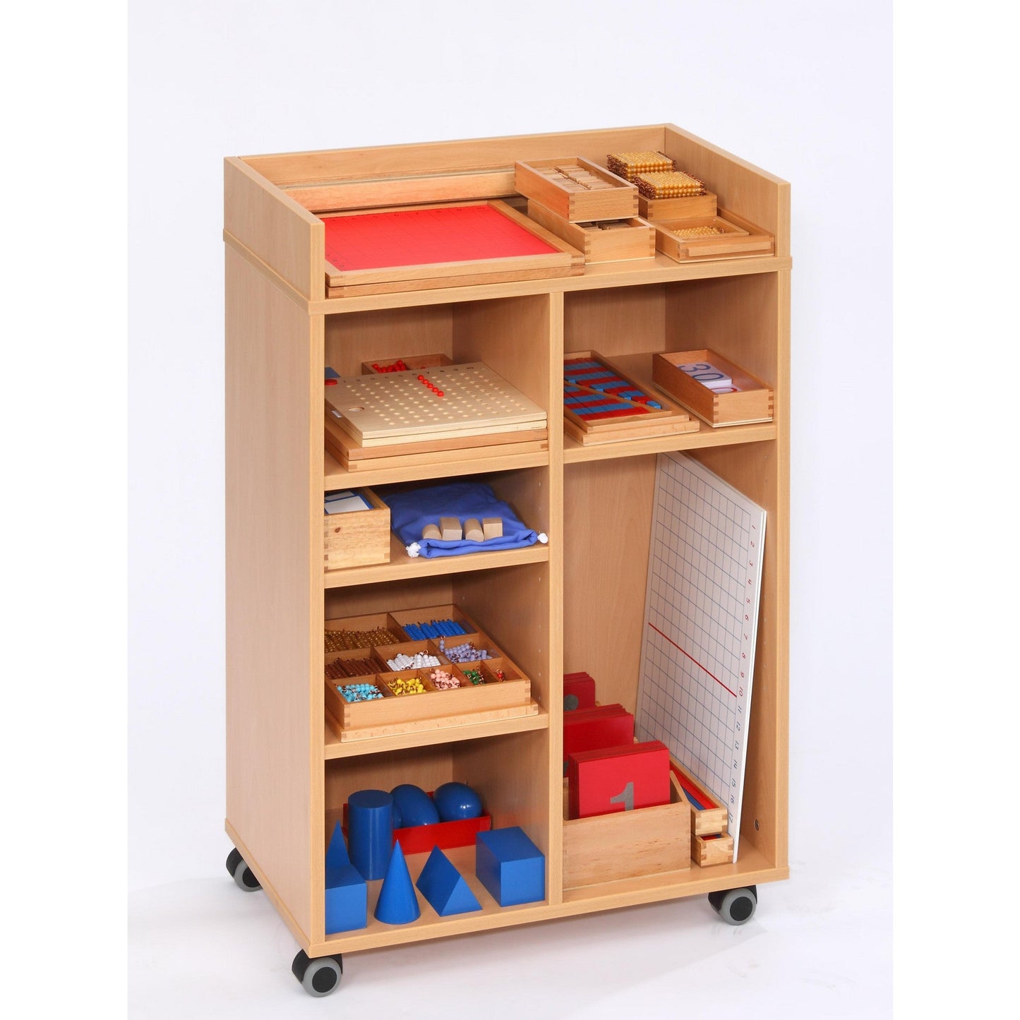 Betzold - Betzold - Montessori rekenmateriaal in een mobiele kast - Playlaan