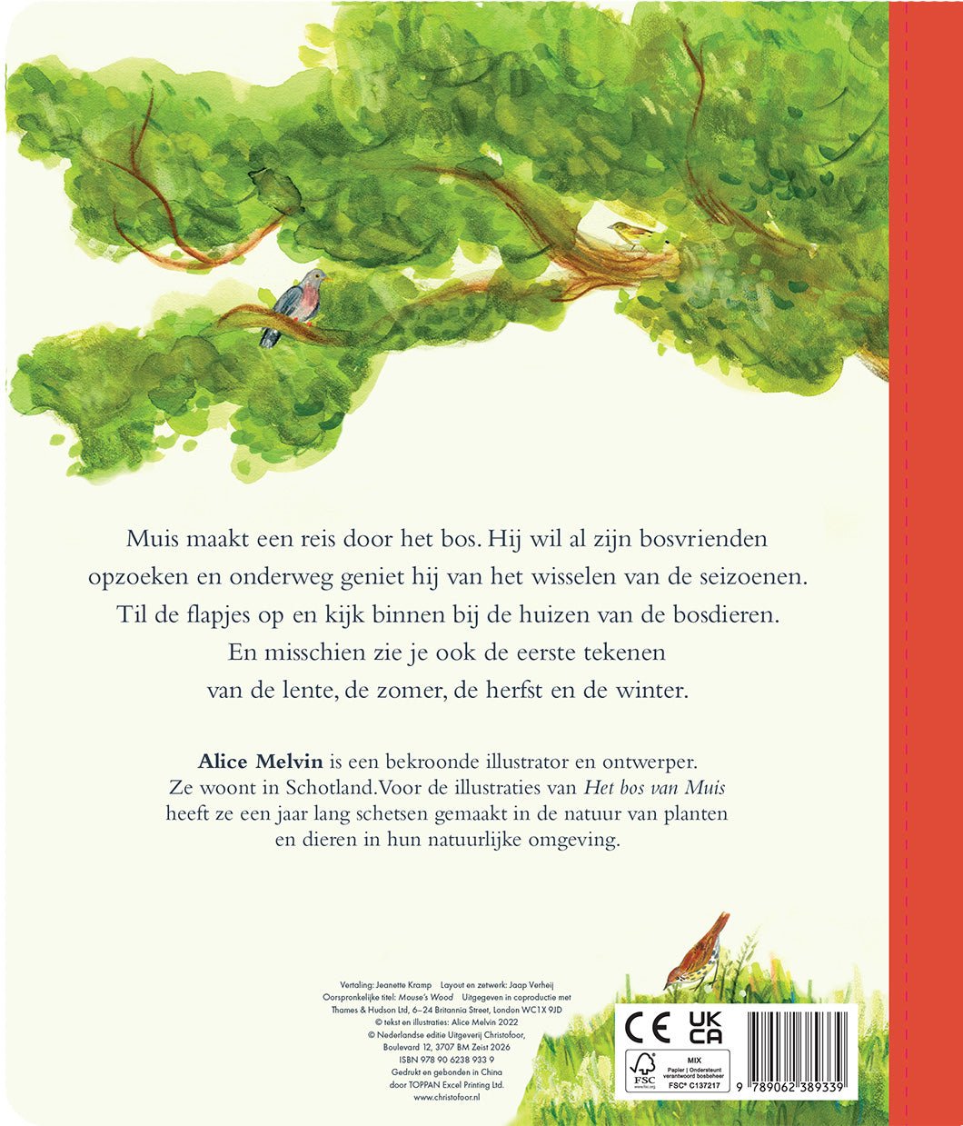 Christofoor - Christofoor - Het bos van Muis kartonboek - Een jaar in de natuur - Playlaan