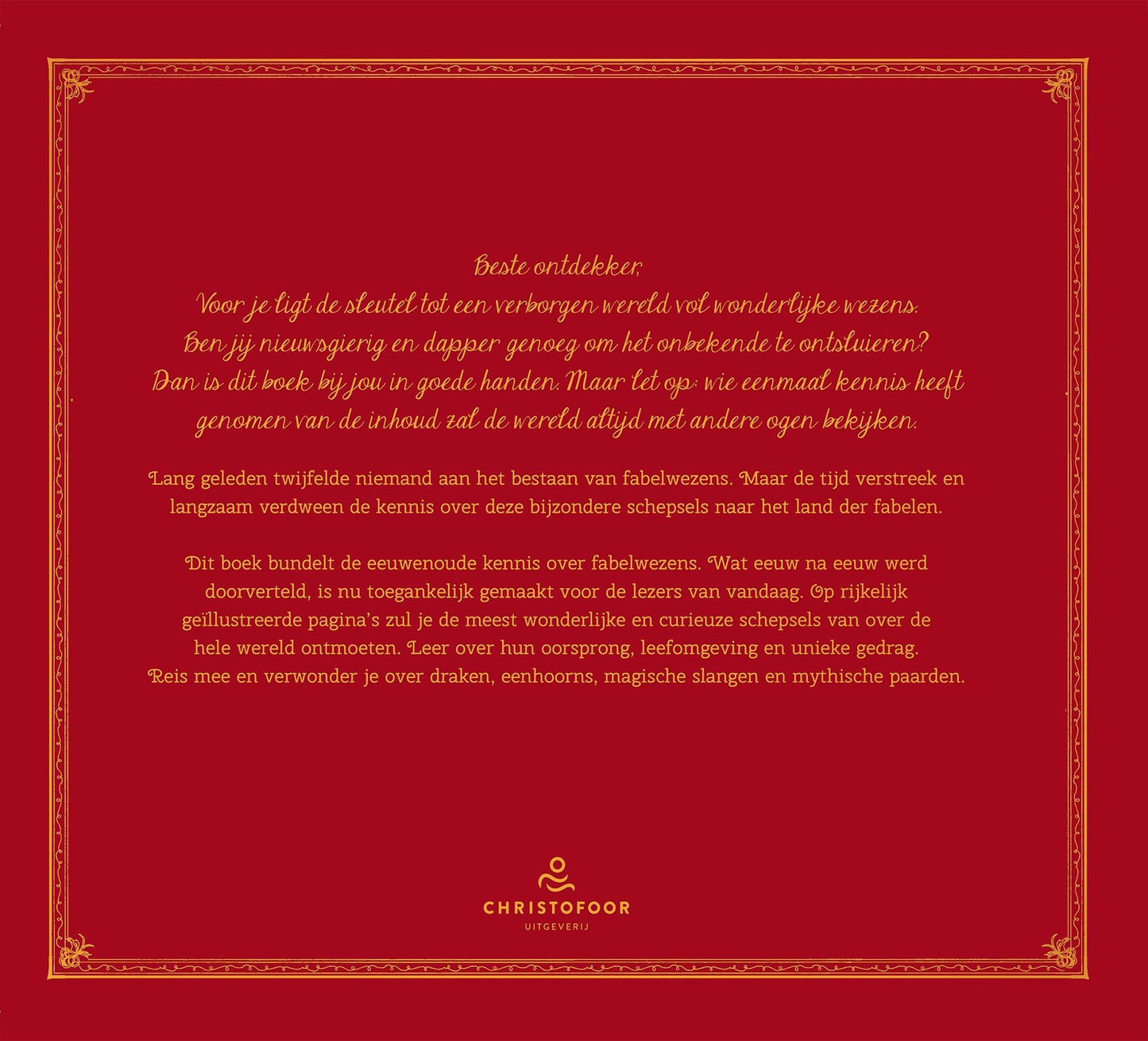 Christofoor - Christofoor - Het Wonderlijke Boek der Fabelwezen Emily Hawkins - Playlaan