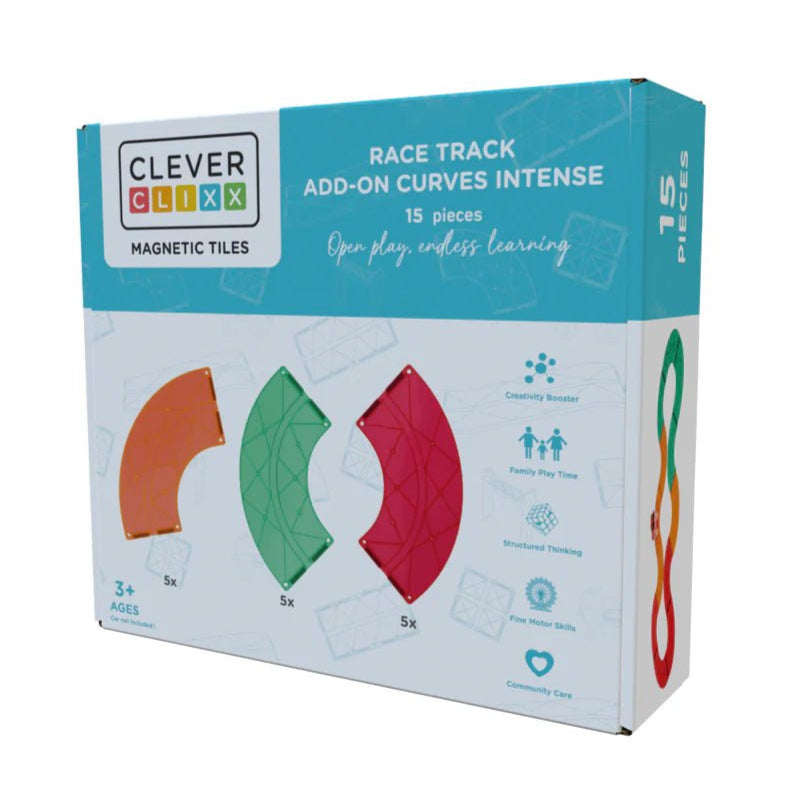 Cleverclixx - Race Track Add-On Curves Intense 15-delig - Playlaan
