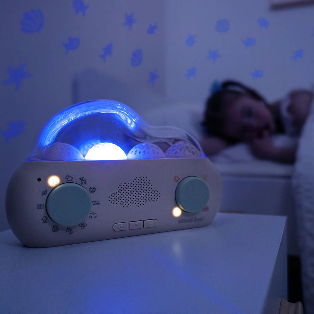 Cloud.b - Cloud.b - Lichtprojector & Verhalendoos met rustgevende geluiden - Taal Nederlands en Frans - Playlaan