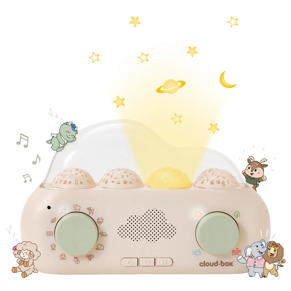 Cloud.b - Cloud.b - Lichtprojector & Verhalendoos met rustgevende geluiden - Taal Nederlands en Frans - Playlaan
