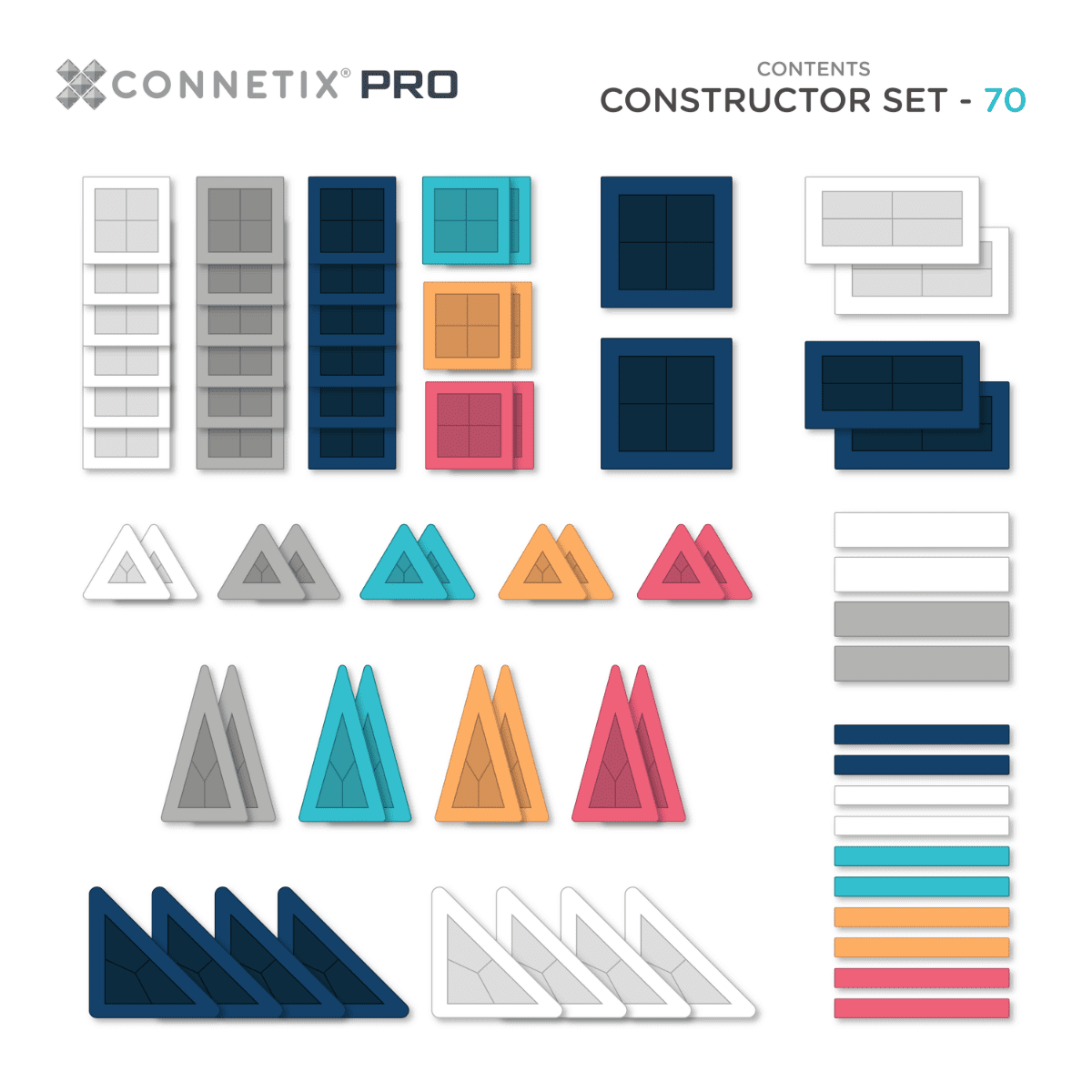 Connetix - Connetix - PRO Constructor Set 70st - Playlaan