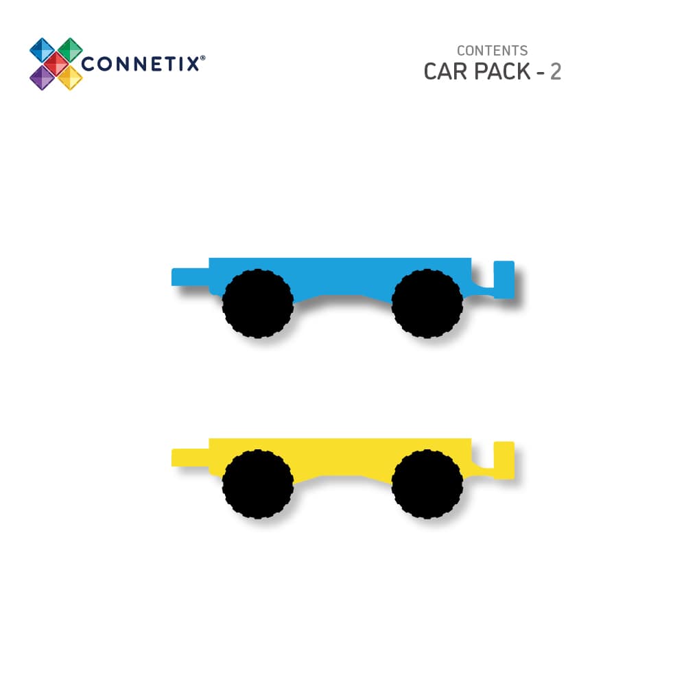 Connetix - Rainbow Car Pack 2 pc - Playlaan