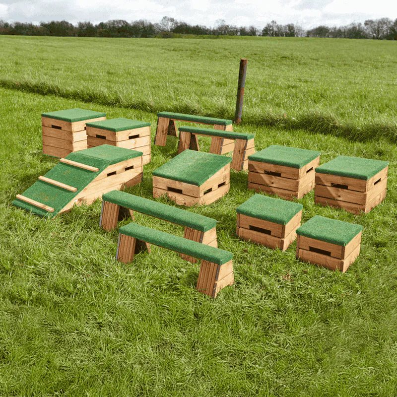 Cosy - Complete set beweeg - en maakparcours Weide (set van 7) - Playlaan