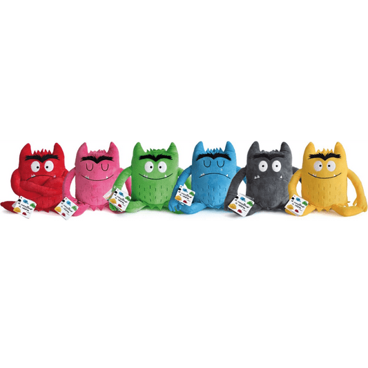 De Vier Windstreken Uitgeverij - Kleurenmonster Knuffels 6st assorti - De Vier Windstreken Uitgeverij - Playlaan