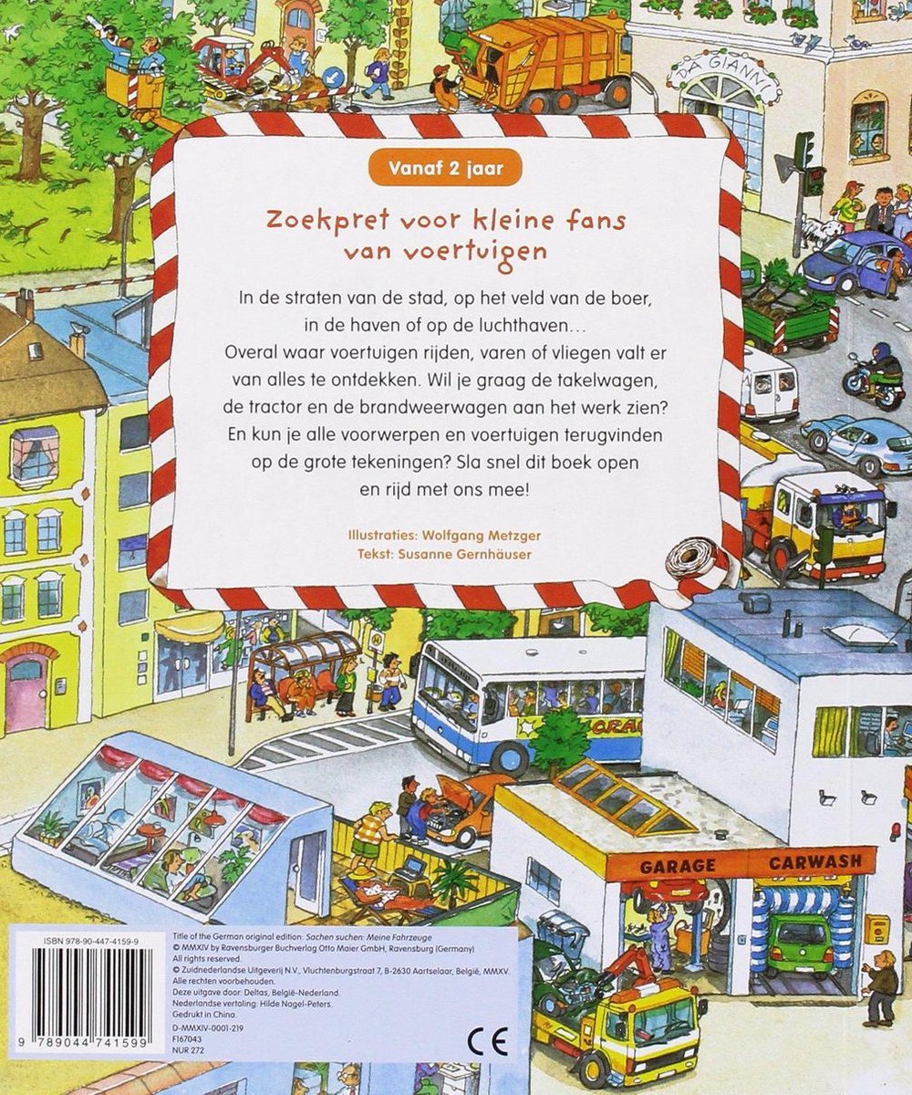 Deltas Centrale uitgeverij - Mijn allereerste voertuigen zoekboek - Deltas - Playlaan