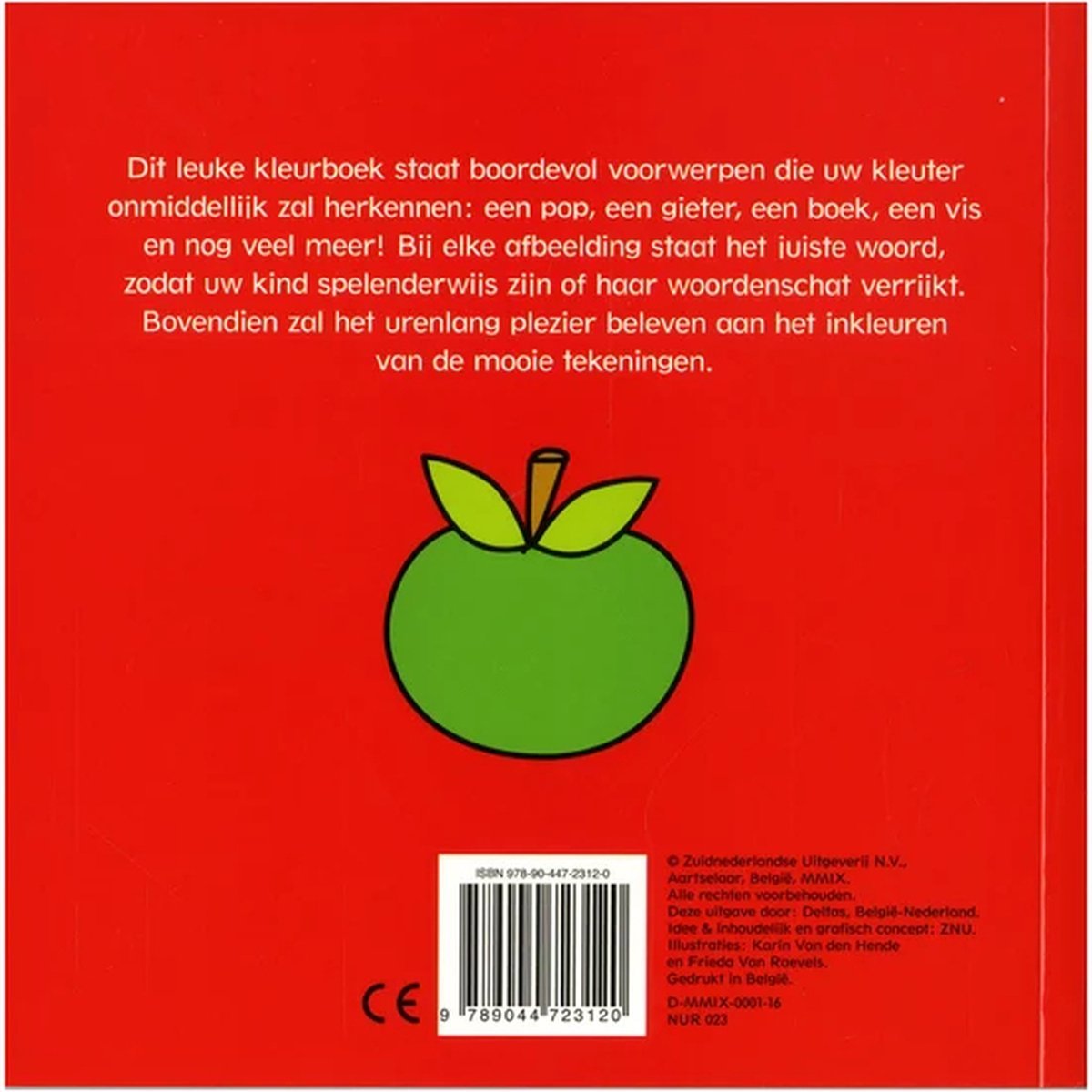 Deltas Centrale uitgeverij - Mijn eerste woordjes kleurboek (1 - 3 j.) - Deltas - Playlaan