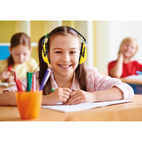 Eduplay - Eduplay - Ear protection for children "Auris PLUS" yellow - SNR 24.3 dB - Playlaan