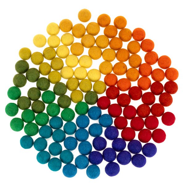 Eduplay - Eduplay - Wolvilten ballen 120stuks - 12 manden - Playlaan