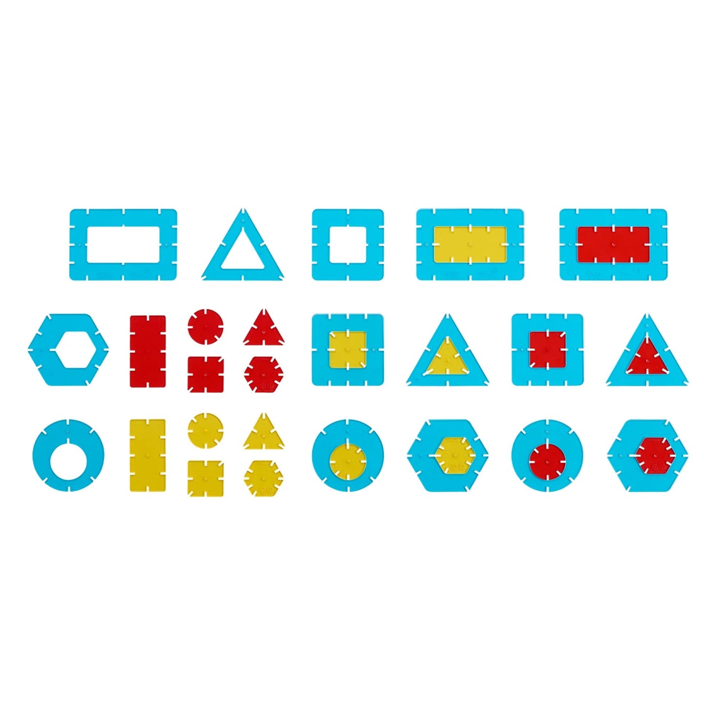 Edx Education - Interlocking Geo Shapes Doorschijnend - Playlaan
