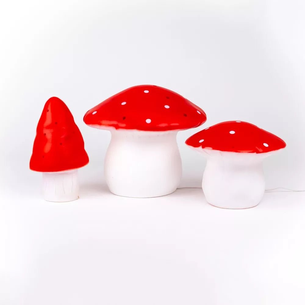 Egmont Toys - Egmont Toys - Paddenstoellamp Rood met Dimmer (29x30cm) - Playlaan