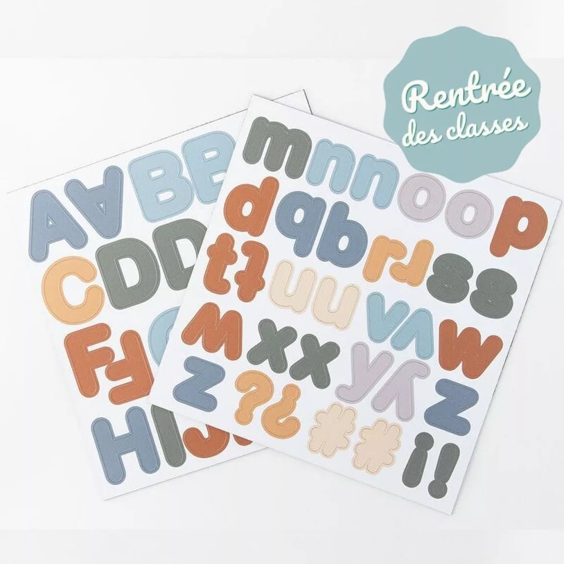 Ferflex - Ferflex - Magnetische letters - Educatief spel 125st - Karamelblauw - Playlaan