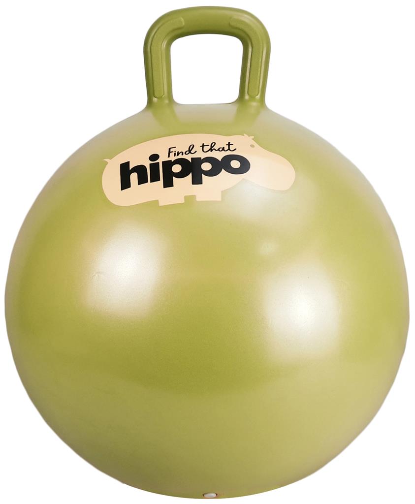 Find that Hippo - SPRINGBAL - Goud dia.45cm, incl. pomp - Playlaan