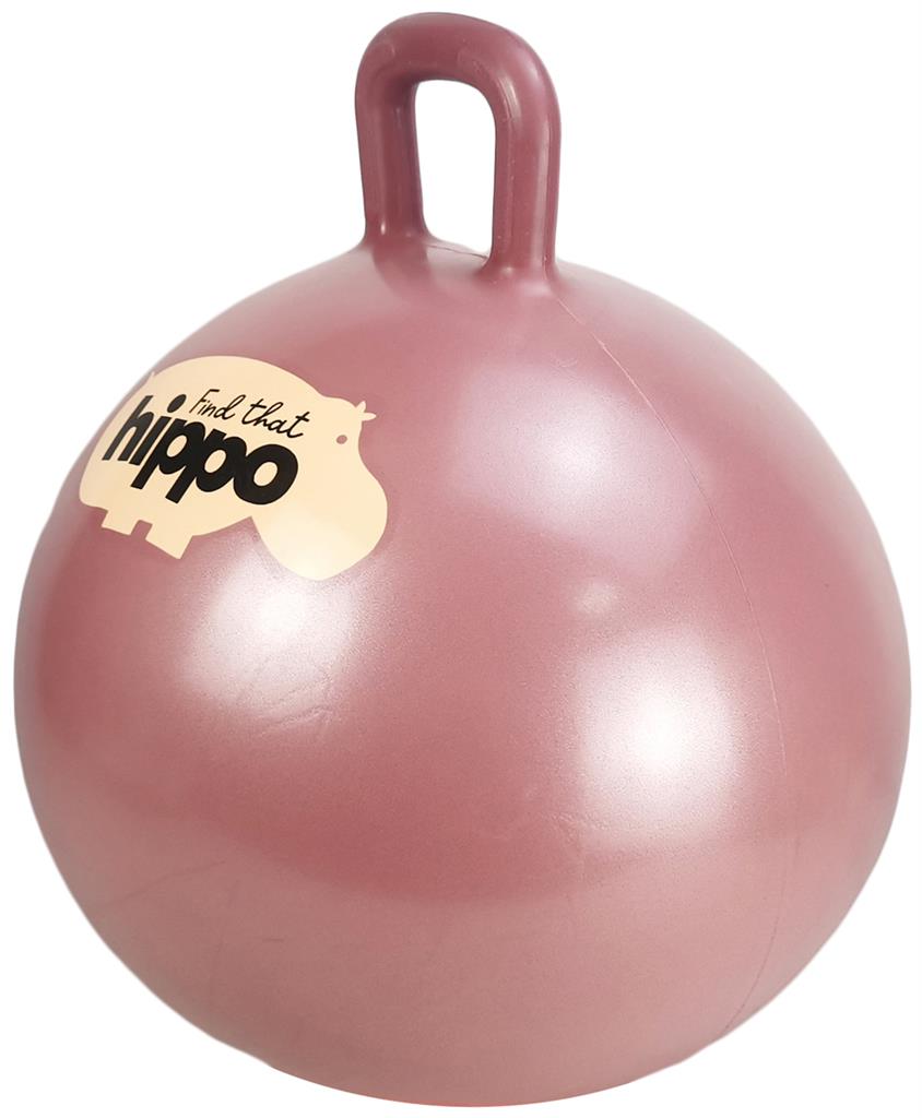 Find that Hippo - SPRINGBAL - ROZE dia.45cm, incl. pomp - Playlaan