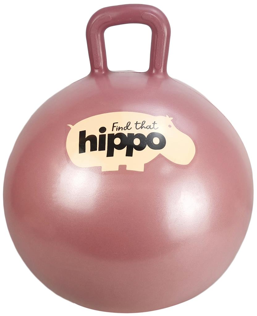 Find that Hippo - SPRINGBAL - ROZE dia.45cm, incl. pomp - Playlaan