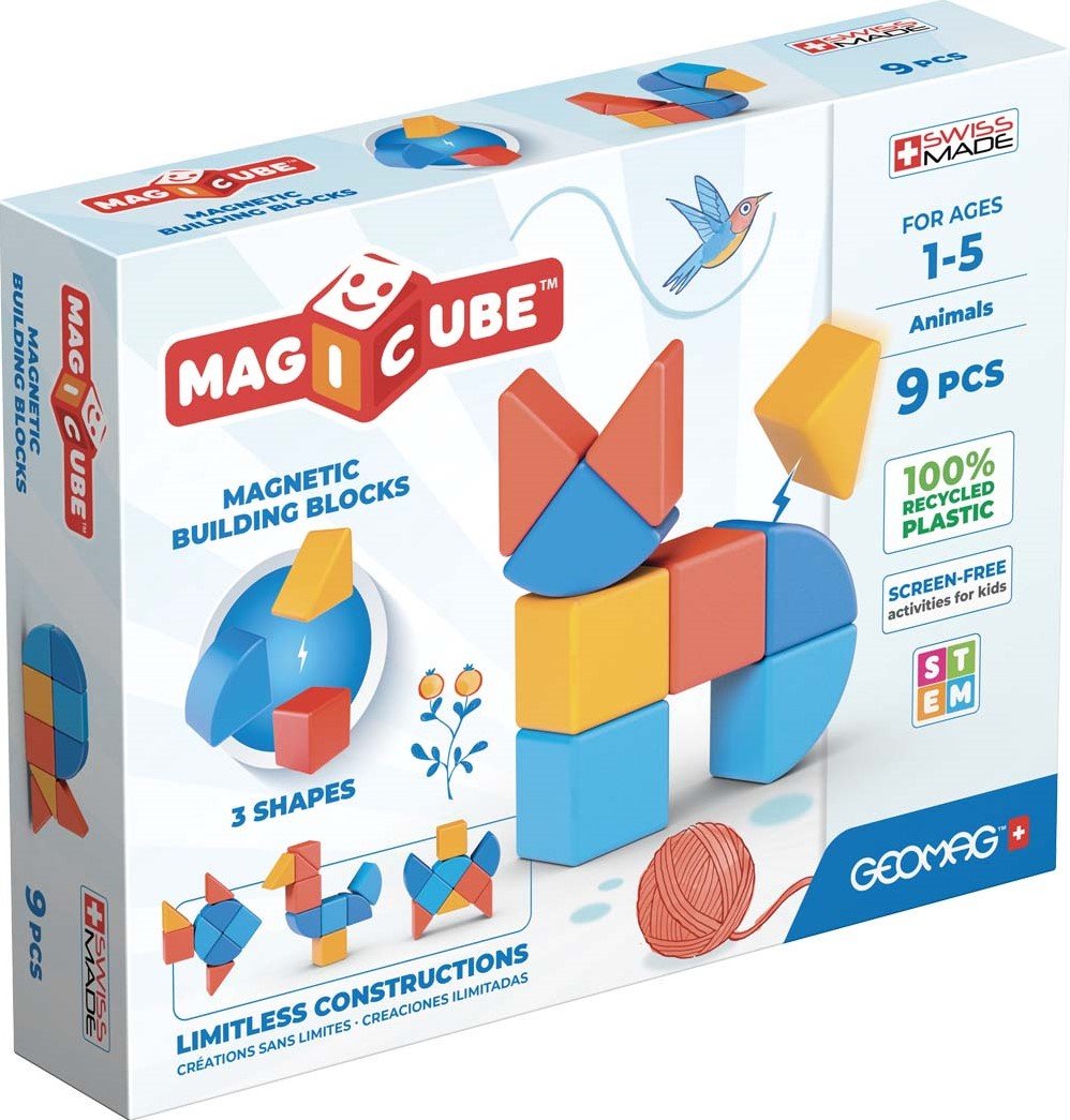 Geomag - MagiCube Animals 9 pcs - Playlaan