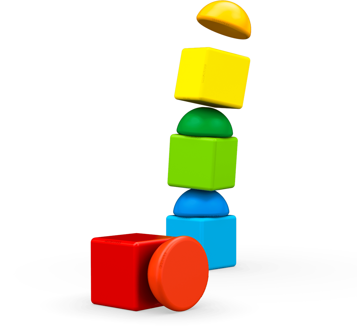 Geomag - Magicube Blokken Gerecycled Stapelen 8 - delig - Playlaan