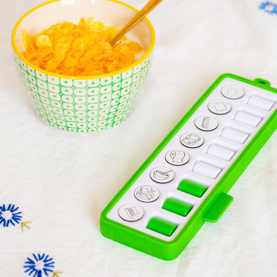 Gezinnig - Checkpad Dagplenner - Groen - Playlaan