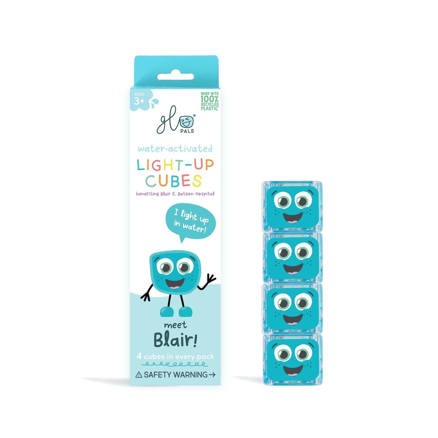 Glo Pals - Glo Pals Lichtkubussen - 4 stuks Blair - Playlaan