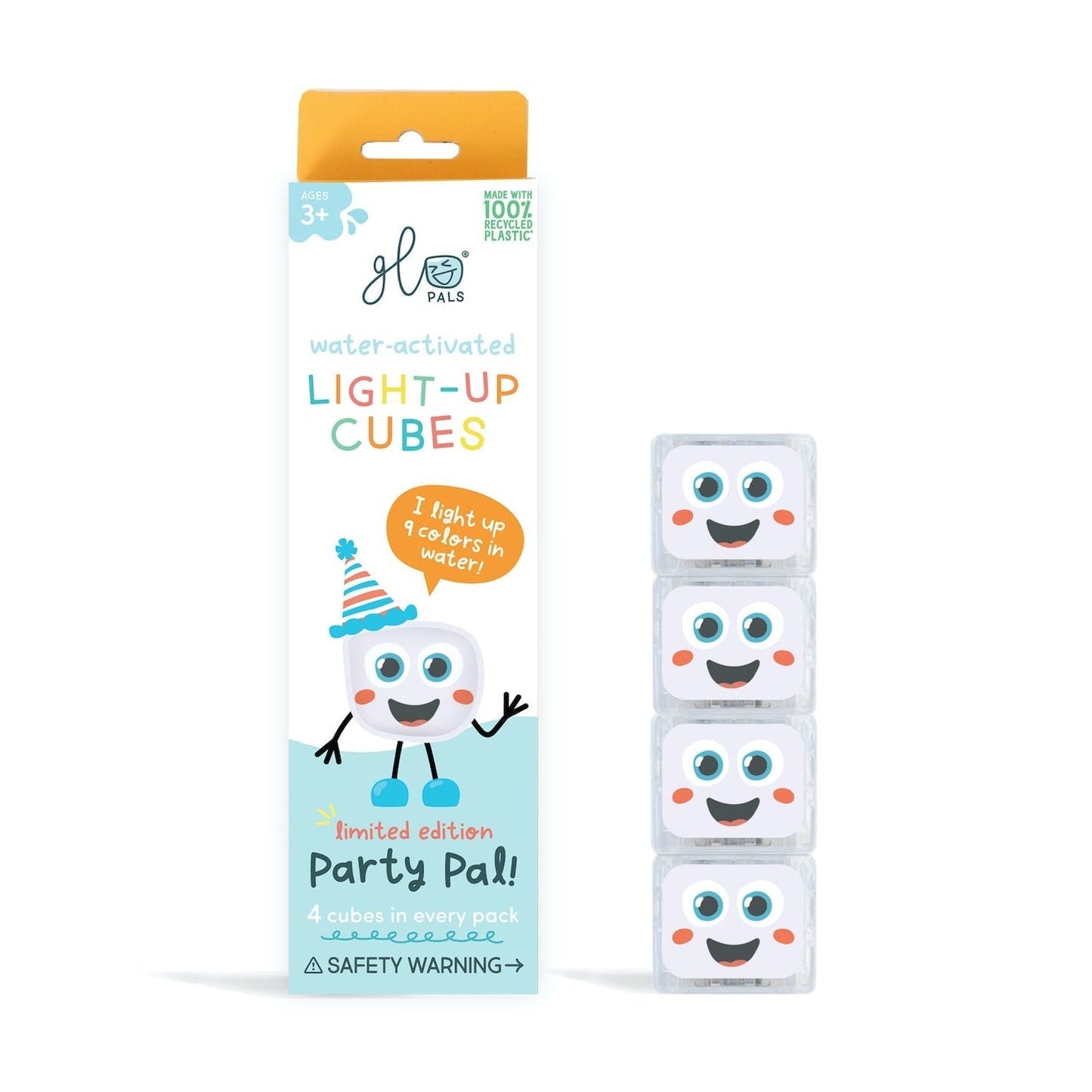 Glo Pals - Glo Pals Lichtkubussen - 4 stuks Party - Playlaan
