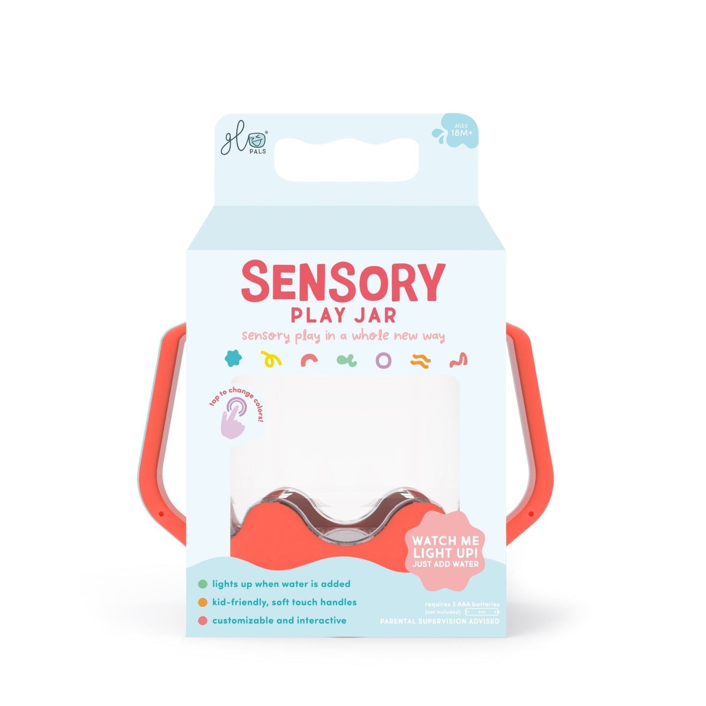 Glo Pals - Sensory Play Cup - Coraal - Playlaan
