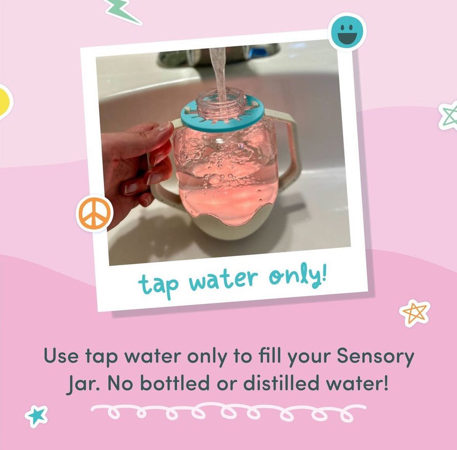 Glo Pals - Sensory Play Jar - bubble gum - Playlaan
