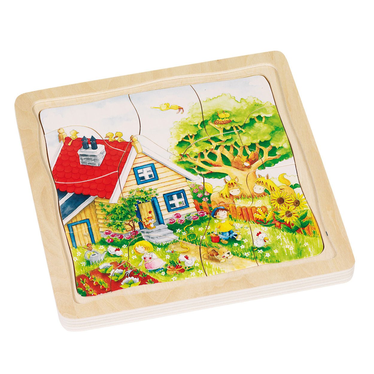 Goki - 4 - lagen Puzzel Seizoenen, 54st - Playlaan