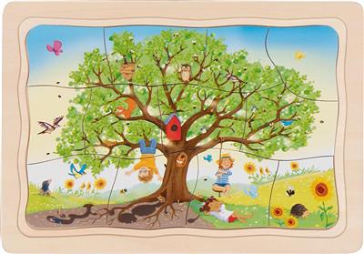 Goki - Goki - De Seizoenen van de Appelboom puzzel 32 - delig - Playlaan