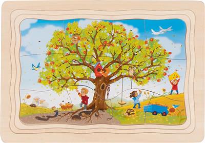 Goki - Goki - De Seizoenen van de Appelboom puzzel 32 - delig - Playlaan