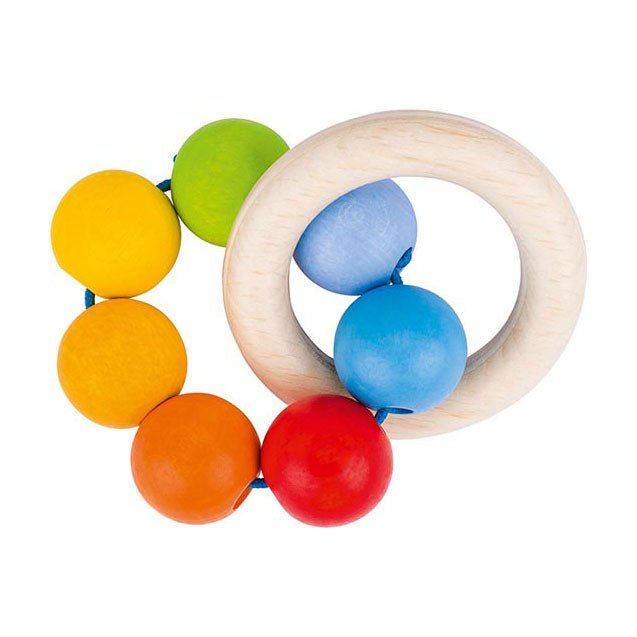 Goki - Houten Grijpring Regenboog - Playlaan